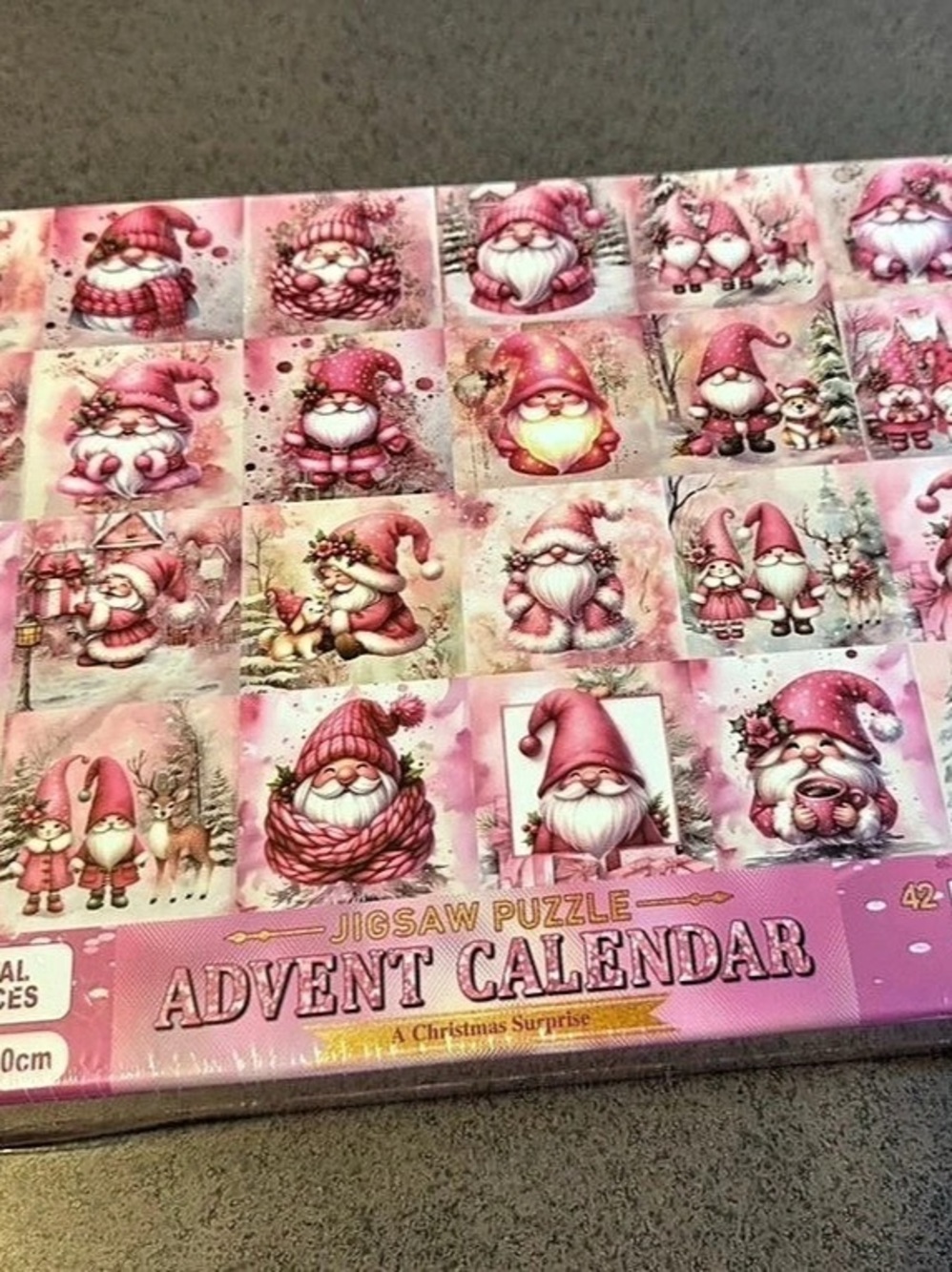 Gnome Advent Calendar Puzzle 1008 Pieces NWT